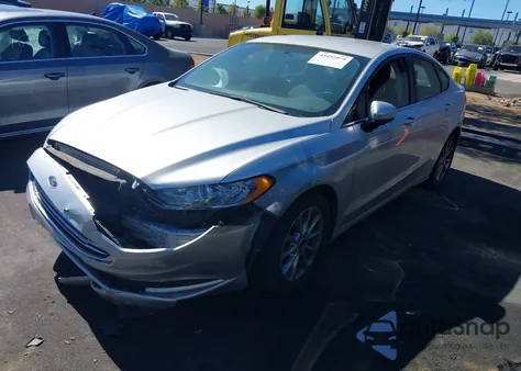 2017 Ford Fusion Se из США, поврежденный, VIN 3FA6P0HDXHR275874